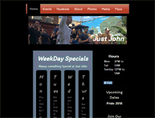 Tablet Screenshot of justjohnclub.com